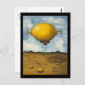 Carte Postale Gouttes de citron (Devant / Derrière)