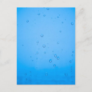 Carte Postale Gouttes de pluie