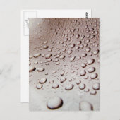 Carte Postale Gouttes d'eau (Devant / Derrière)