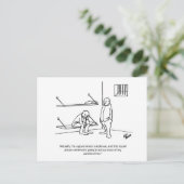 Carte postale gouvernement/humour politique (Debout devant)