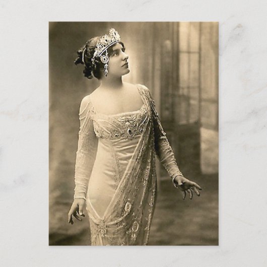 Carte Postale Gown du soir 1905 (Devant)