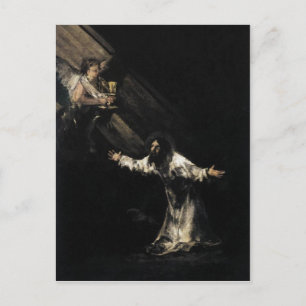 Carte Postale Goya, Christ sur le Mont des Oliviers 1819 Huile s