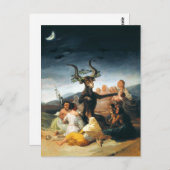 Carte postale Goya Witches Sabbath (Devant / Derrière)