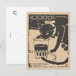 Carte Postale Goyō’s Beer Cat: "I Am a Cat" Original Edition