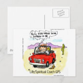 Carte Postale GPS Life Coach (Devant / Derrière)