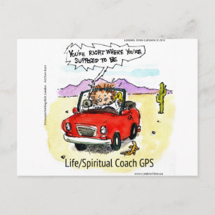 Carte Postale GPS Life Coach