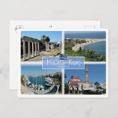 Carte Postale GR Grèce - Kos - (Devant / Derrière)