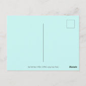 CARTE POSTALE GRÂCE À LA TURQUIE, AUX PLUMES DE PATCHWORK, À L'A (Dos)