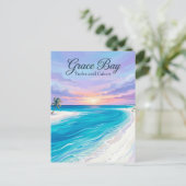 Carte Postale Grace Bay Turks et Caïcos (Debout devant)