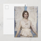 Carte Postale Grace céleste : Angel par Abbott Handerson Thayer (Devant / Derrière)