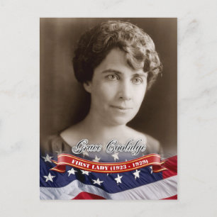 Carte Postale Grace Coolidge, Première Dame des Etats-Unis