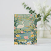 Carte Postale Grace de Serenity : Lily Pond Swan (Debout devant)