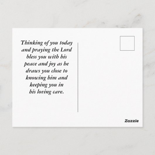 Carte Postale Grâce Extraordinaire Comment douce le son Hymne ch (Dos)