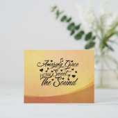 Carte Postale Grâce Extraordinaire comment douce l'Hymne sonore (Debout devant)