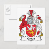 Carte Postale Grace Family Crest (Devant / Derrière)