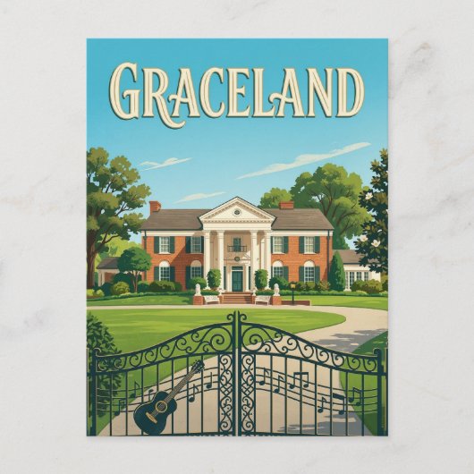 Carte Postale Graceland (Devant)