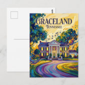 Carte Postale Graceland Tennessee (Devant / Derrière)