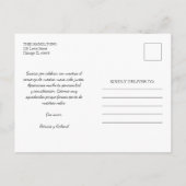 Carte Postale Gracias Photo Elégant Mariage Espagnol Merci (Dos)