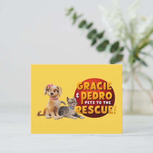 Carte Postale Gracie & Pedro Dynamic Duo (Debout devant)