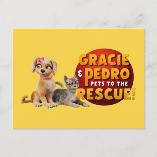 Carte Postale Gracie & Pedro Dynamic Duo (Devant)