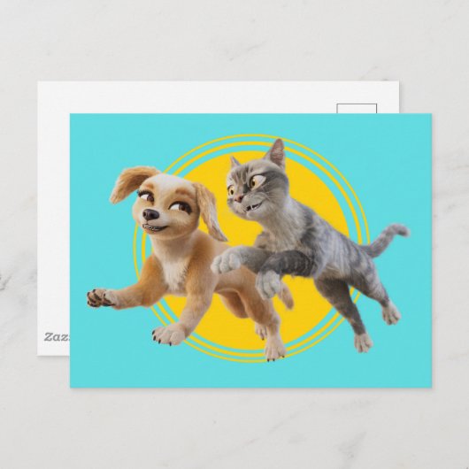 Carte Postale Gracie & Pedro Unleashed (Devant / Derrière)