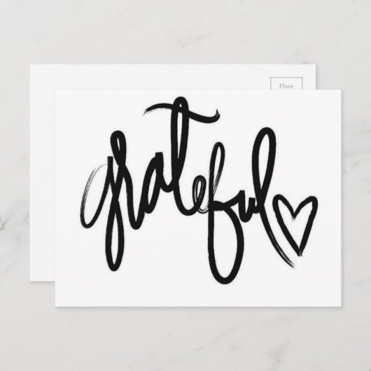 Carte postale gracieuse (Devant / Derrière)