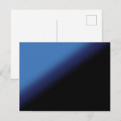 Carte postale Gradient Galaxy personnalisable (Devant / Derrière)