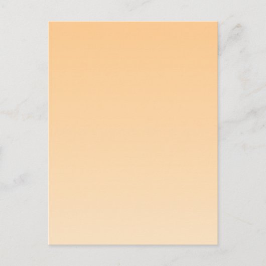 Carte Postale Gradient jaune clair et orange (Devant)