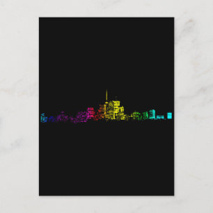 Carte Postale Gradient Skyline de Toronto
