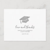 Carte Postale Graduate 2024 Photo Grad Merci (Devant)