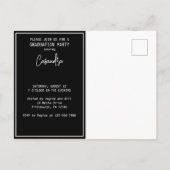 Carte Postale Graduate College Bound Georgia (Dos)