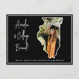Carte Postale Graduate College Bound Illinois