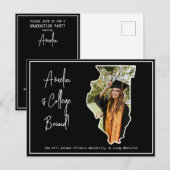 Carte Postale Graduate College Bound Illinois (Devant / Derrière)