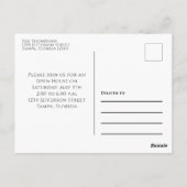 Carte Postale Graduate Photo Simple Modern Minimalist Hat (Dos)