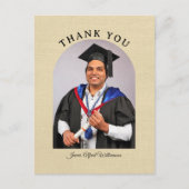 Carte Postale Graduation Arch Thank You postcard (Devant)