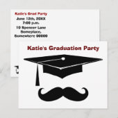 Carte Postale Graduation de la moustache (Devant / Derrière)