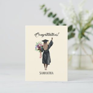 Carte Postale Graduation de l'aquarelle personnalisée (7)