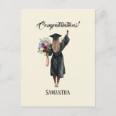 Carte Postale Graduation de l'aquarelle personnalisée (7) (Devant)