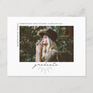 Carte Postale Graduation de script d'art en ligne Anonyme photo 