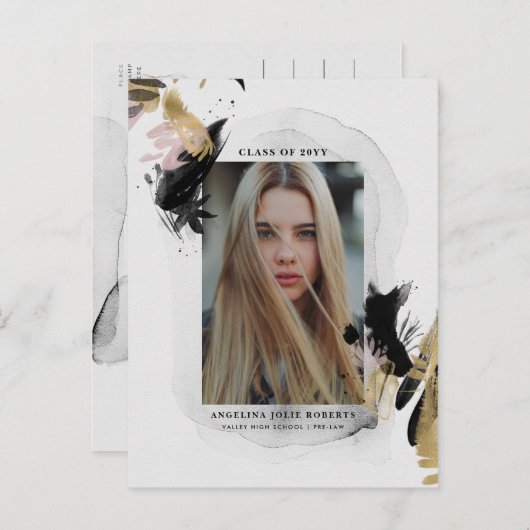 Carte Postale Graduation de transition (Devant / Derrière)