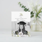 Carte Postale Graduation Fleur sauvage 2022 (Debout devant)