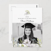 Carte Postale Graduation Fleur sauvage 2022 (Devant / Derrière)