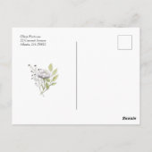 Carte Postale Graduation Fleur sauvage 2022 (Dos)