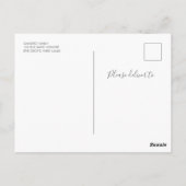 Carte Postale Graduation moderne Lycée Photo Collage Script (Dos)