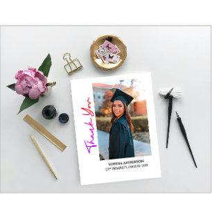 Carte Postale Graduation moderne simple