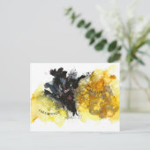 Carte Postale Graduation ou invitation de la fête (Debout devant)