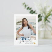 Carte Postale Graduation Personalized Thank You Postcard (Debout devant)