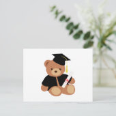 Carte Postale Graduation Teddy Bear (Debout devant)