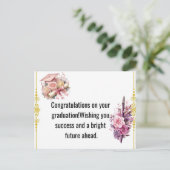 Carte Postale  Graduation- Universal Design for all ages (Debout devant)