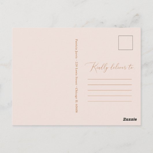 Carte Postale Gradué Chic Faire-part de grade Parties scintillan (Dos)